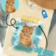 Custom Vintage Bootleg Pet Shirt, Pet Photo + Name Custom Pet Portrait Personalized Shirt, Gift For Dog Mom Dog Dag, Cat Mom Gift