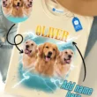 Custom Vintage Bootleg Pet Shirt, Pet Photo + Name Custom Pet Portrait Personalized Shirt, Gift For Dog Mom Dog Dag, Cat Mom Gift