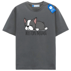 Boston Mama Tee, Boston Terrier Mom Shirt