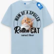 Dad of a Spoiled Rotten Cat Tee Custom Cat Dad & Cat Mom Shirt, Cat Owner Gift