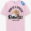 Dad of a Spoiled Rotten Cat Tee Custom Cat Dad & Cat Mom Shirt, Cat Owner Gift
