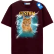 Custom Vintage Bootleg Pet Shirt, Pet Photo + Name Custom Pet Portrait Personalized Shirt, Gift For Dog Mom Dog Dag, Cat Mom Gift