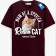 Dad of a Spoiled Rotten Cat Tee Custom Cat Dad & Cat Mom Shirt, Cat Owner Gift