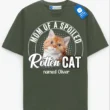 Dad of a Spoiled Rotten Cat Tee Custom Cat Dad & Cat Mom Shirt, Cat Owner Gift
