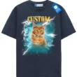 Custom Vintage Bootleg Pet Shirt, Pet Photo + Name Custom Pet Portrait Personalized Shirt, Gift For Dog Mom Dog Dag, Cat Mom Gift
