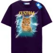 Custom Vintage Bootleg Pet Shirt, Pet Photo + Name Custom Pet Portrait Personalized Shirt, Gift For Dog Mom Dog Dag, Cat Mom Gift