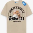 Dad of a Spoiled Rotten Cat Tee Custom Cat Dad & Cat Mom Shirt, Cat Owner Gift