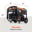 Generac GP 9400 / 7500 -Watt Dual fuel Portable Generator Generac GP 9400 / 7500 -Watt Dual fuel Portable Generator