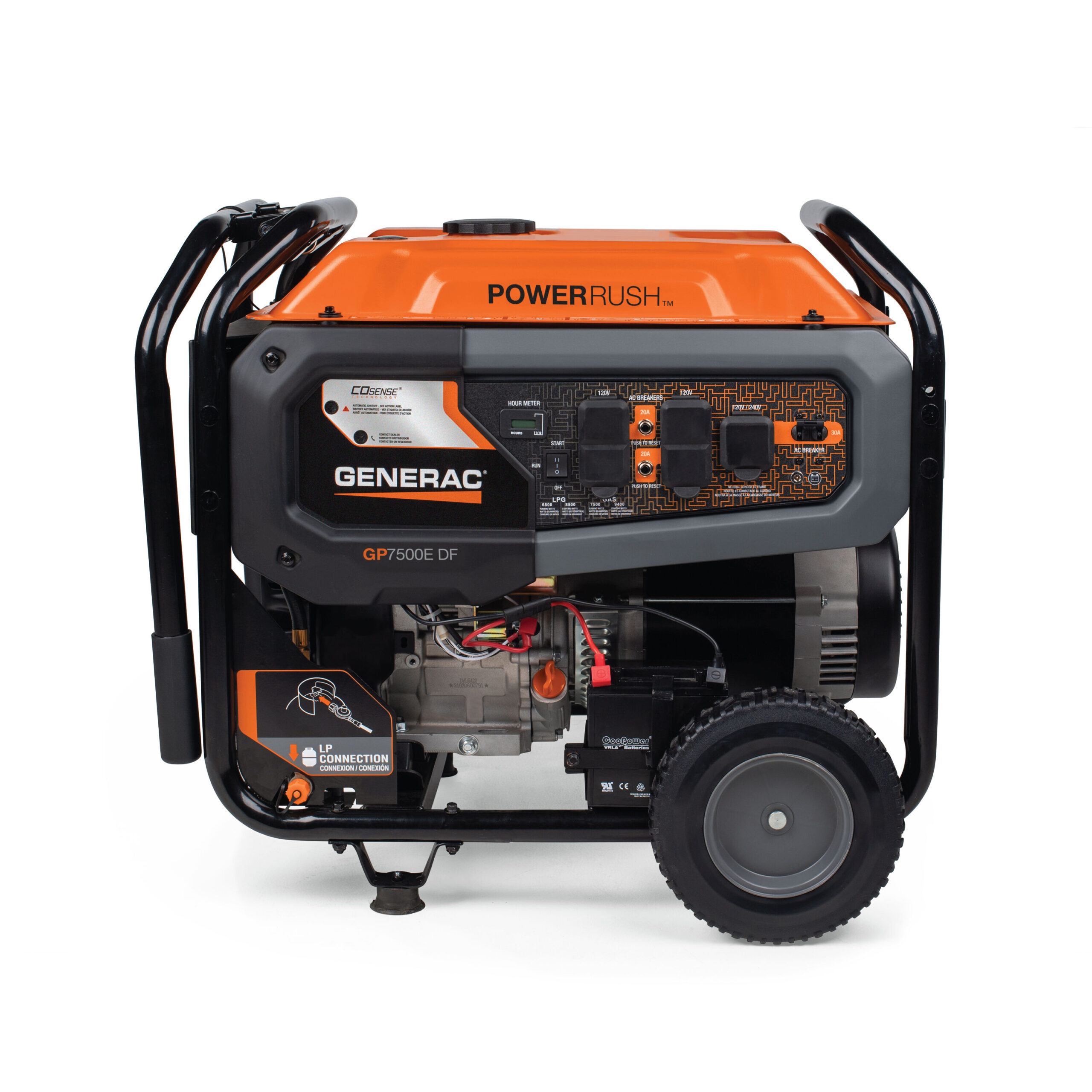 Generac GP 9400 / 7500 -Watt Dual fuel Portable Generator Generac GP 9400 / 7500 -Watt Dual fuel Portable Generator