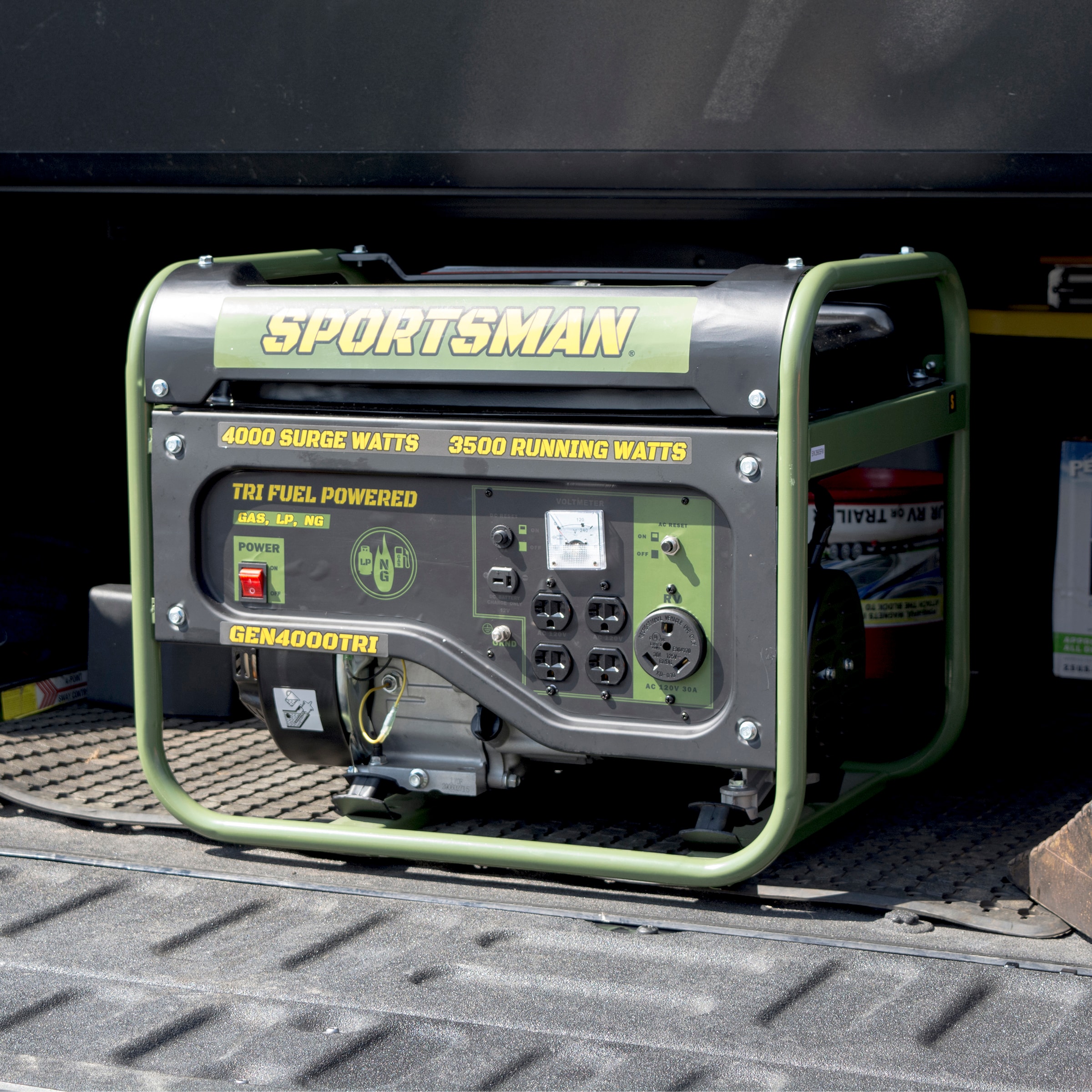Sportsman 4000 / 3500 -Watt Tri fuel Portable Generator Sportsman 4000 / 3500 -Watt Tri fuel Portable Generator