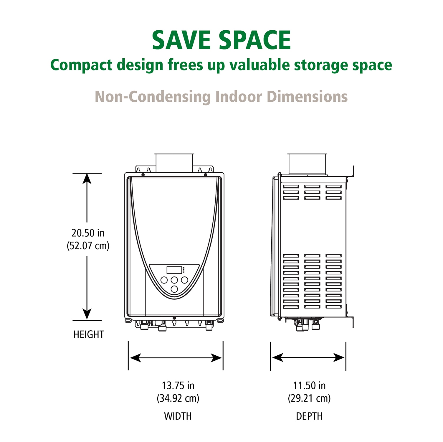A.O. Smith Signature Series 8-GPM 190000-BTU Indoor Natural Gas/Liquid Propane Tankless Water Heater A.O. Smith Signature Series 8-GPM 190000-BTU Indoor Natural Gas/Liquid Propane Tankless Water Heater