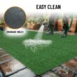 Ottomanson Artificial grass 7x47 Fake Grass Turf Rug For Patio Lawn Landscape 6.5-ft x 47-ft Artificial Grass