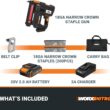 Worx Nitro 20V Cordless 18-Gauge Narrow Crown Stapler, Cordless Staple Gun Fires Up to 80 Staples/Min, Battery Powered Staple Gun Worx Nitro 20V Cordless 18-Gauge Narrow Crown Stapler, Cordless Staple Gun Fires Up to 80 Staples/Min, Battery Powered Staple Gun with Tool-Free Jam Release WX844L – Battery & Charger Included