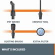 WORX 20V PowerShare Cordless Stick Vacuum WX038L.9, Powerful Cordless Vacuum Cleaner 25Kpa High Suction for Pet Hair, Lightweight Handheld Vacuum Cleans Floors Carpet Car – Tool Only