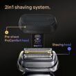 Braun Series 9 PRO+ Electric Shaver, Pro SensoAdapt, 6in1 SmartCare Center, 9697CC, Silver