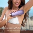 Ulike Laser Hair Removal Device Air 10 Ipl Gift for Women and Men, Ice Cool and Permanent Hair Reduction for Nearly Painless, Dual Lights, Skin Sensor & USHR Mode Hair Removal in 10mins from Home