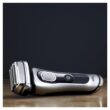 Braun Electric Razor for Men Foil Shaver with Precision Beard Trimmer, Rechargeable, Wet & Dry, Clean & Charge Station and Leather Travel Case, 6 Piece Set
