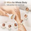 DermRays Laser Hair Removal for Women and Men, V4S for Skin Tone 1-5, Permanent Reduction in Hair Regrowth, The World's First FDA-cleared Home-use Wide-Angleﾠ810nm Laser Hair Removal Device.