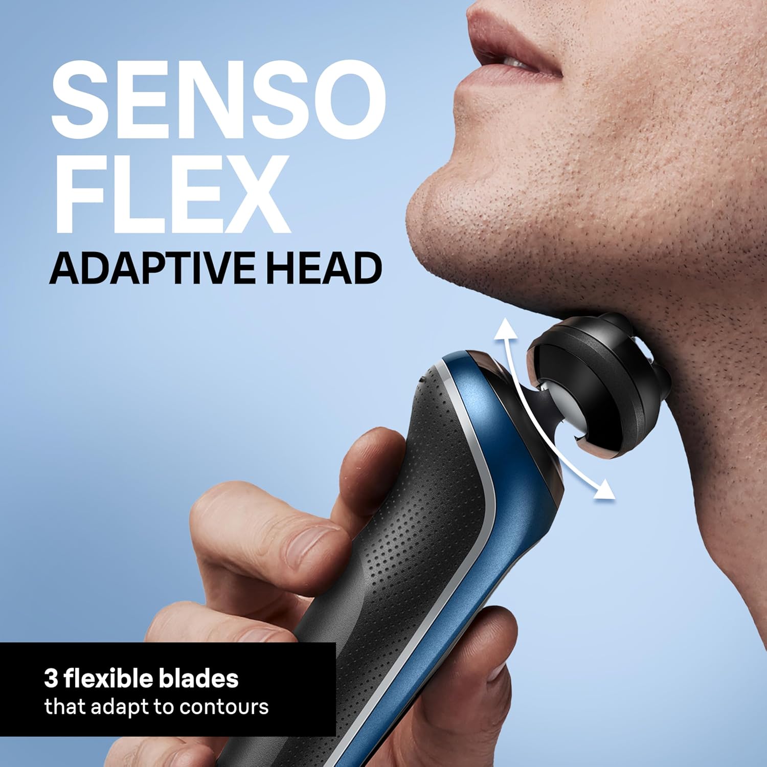 Braun Electric Shaver for Men, Series 6 6177cc, Wet & Dry Shave, Turbo & Gentle Shaving Modes, Foil Shaver, Blue Braun Electric Shaver for Men, Series 6 6177cc, Wet & Dry Shave, Turbo & Gentle Shaving Modes, Foil Shaver, Blue