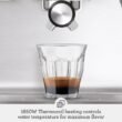Breville Infuser Espresso Machine BES840XL, 10.25 x 12.5 x 13.25 Inches, Black Sesame