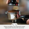Breville Infuser Espresso Machine BES840XL, 10.25 x 12.5 x 13.25 Inches, Black Sesame