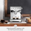 Breville Infuser Espresso Machine BES840XL, 10.25 x 12.5 x 13.25 Inches, Black Sesame