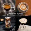 De'Longhi Magnifica Start Automatic Espresso Machine with Auto Milk Frother & Built in Grinder - 5 One-Touch Recipes, Easy-to-Clean, Home Barista Coffee Maker for Lattes, Cappuccino, Iced Coffee