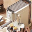 Gevi Commercial Espresso and Coffee Makers, Professional Espresso Maker Latte Machine with Milk Frother, Stainless Steel Expresso Coffee Machines for Home, Compact Cappuccino Machine, Great Gift