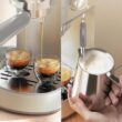 Gevi Commercial Espresso and Coffee Makers, Professional Espresso Maker Latte Machine with Milk Frother, Stainless Steel Expresso Coffee Machines for Home, Compact Cappuccino Machine, Great Gift