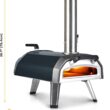 Ooni Karu 2 Multi-Fuel Outdoor Pizza Oven - Wood and Gas Outdoor Pizza Oven Ooni Karu 2 Multi-Fuel Outdoor Pizza Oven - Wood and Gas Outdoor Pizza Oven with Pizza Stone & Intergrated Thermometer, Pizza Oven Outdoor, Dual Fuel 12 Inch Pizza Maker, Outdoor Cooking Grill