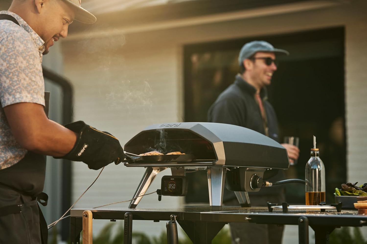 Ooni Koda 2 Gas Pizza Oven – 14" Outdoor Pizza Oven Cooks Pizza in 60 Seconds, Includes 28 mBar Regulator and Gas Hose, Propane Grill Reaches 500°C - Black Ooni Koda 2 Gas Pizza Oven – 14" Outdoor Pizza Oven Cooks Pizza in 60 Seconds, Includes 28 mBar Regulator and Gas Hose, Propane Grill Reaches 500°C - Black