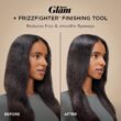 Shark Glam Ceramic & Powerful Air Styling & Drying System, with Silki Straightener & Shark Glossi Air Glosser, for Drying, Curling, Straightening & Glossing, Gold, HD6051S (Straight & Wavy Hair)