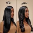 Shark Glam Ceramic & Powerful Air Styling & Drying System, with Silki Straightener & Shark Glossi Air Glosser, for Drying, Curling, Straightening & Glossing, Gold, HD6051S (Straight & Wavy Hair)
