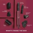 Shark FlexStyle Air Styling & Drying System, Powerful Hair Dryer Brush & Multi-Styler with Auto-Wrap Curlers, Diffuser, Paddle Brush, Round Brush, Concentrator Attachment, Black Cherry, HD457CR