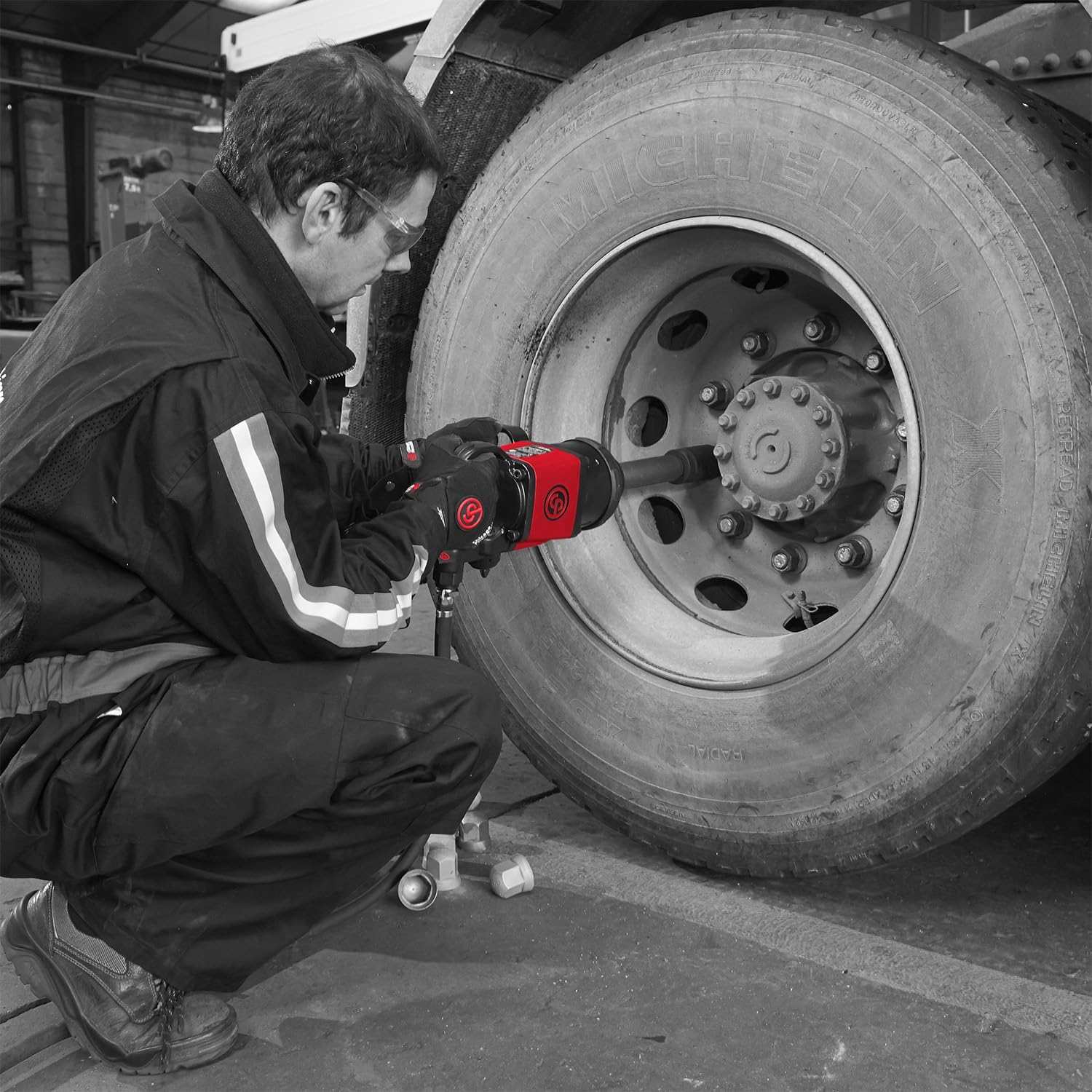 Chicago Pneumatic CP7782-6 Air Impact Wrench (1 Inch), 6 Inch Ext. Anvil, Air Gun Industrial Repair & Assembly Tool Chicago Pneumatic CP7782-6 Air Impact Wrench (1 Inch), 6 Inch Ext. Anvil, Air Gun Industrial Repair & Assembly Tool, D-Handle , Pinless Rocking Dog, Max Torque Output 1920 ft. lbf/2600 Nm, 5200 RPM