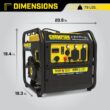 Champion Power Equipment 4250-Watt Dual Fuel RV Ready Portable Open Frame Inverter Generator with Quiet Technology Champion Power Equipment 4250-Watt Dual Fuel RV Ready Portable Open Frame Inverter Generator with Quiet Technology