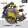 DEWALT FLEXVOLT 60V MAX* Circular Saw with Brake Kit, 7-1/4-Inch (DCS578X2)
