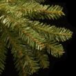 National Tree Company 7.5 ft Pre-Lit Dunhill Fir Artificial Christmas Tree, 700 LED Lights, 2,514 Tips, Foot Pedal, 10 Light Functions, Includes Stand, Green