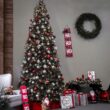National Tree Company 12 ft Pre-Lit Dunhill Fir Artificial Christmas Tree, 1,500 Clear Lights, 7,794 Tips, Includes Stand, Green