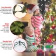 National Tree Company 12 ft Pre-Lit Dunhill Fir Artificial Christmas Tree, 1,500 Clear Lights, 7,794 Tips, Includes Stand, Green
