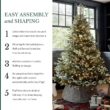 Balsam Hill 7.5ft Pre-Lit Classic Blue Spruce - Artificial Christmas Tree with 1000 Clear Incandescent Lights Balsam Hill 7.5ft Pre-Lit Classic Blue Spruce - Artificial Christmas Tree with 1000 Clear Incandescent Lights, Easy Plug Technology, Premium Stand for Indoor Holiday Decorating