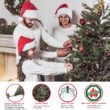 Puleo International 9 Foot Pre-Lit Slim Balsam Fir Artificial Christmas Tree with 800 Clear Lights