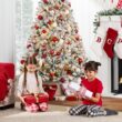 Best Choice Products Pre-Lit Artificial Christmas Tree, 9ft Snow Flocked Design Pine Tree, Full Appearance Snowy w/Easy Assembly, Metal Stand
