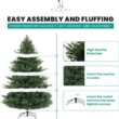 Kinsley 9ft Prelit Aritificial Christmas Tree with 6230 Branch Tips, 1000 Warm Lights and Metal Stand, 68