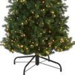 National Tree Company 12 ft Pre-Lit Downswept Douglas Fir Slim Artificial Christmas Tree, 850 LED Lights, 2,165 Tips, Foot Pedal, 10 Light Functions, Includes Stand, Green