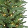 Fraser Hill Farm 9-ft. Winter Falls Slim Christmas Tree with 8 Function Dual Multicolor & Warm White LED Lights, Artificial Tree