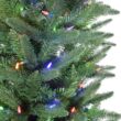 Fraser Hill Farm 9-ft. Winter Falls Slim Christmas Tree with 8 Function Dual Multicolor & Warm White LED Lights, Artificial Tree