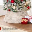 Best Choice Products Flocked Pencil Christmas Tree, Pre-Lit Slim Artificial Holiday Decoration, 12ft Lighted Skinny w/Base, Warm White Lights