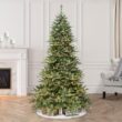 Puleo International 7.5' Royal Majestic Fir Artificial Christmas Tree with 800 Lights, Green