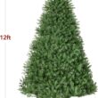 Best Choice Products Douglas Fir Christmas Tree, 12ft Unlit Artificial Full Fir Holiday Decoration, Realistic Appearance w/Metal Stand